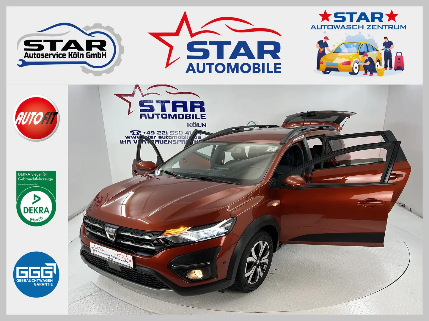 Dacia Jogger Jogger Comfort TCe 81KW*7.Sitzer*Komfort Plus*EU6d Braun - 1