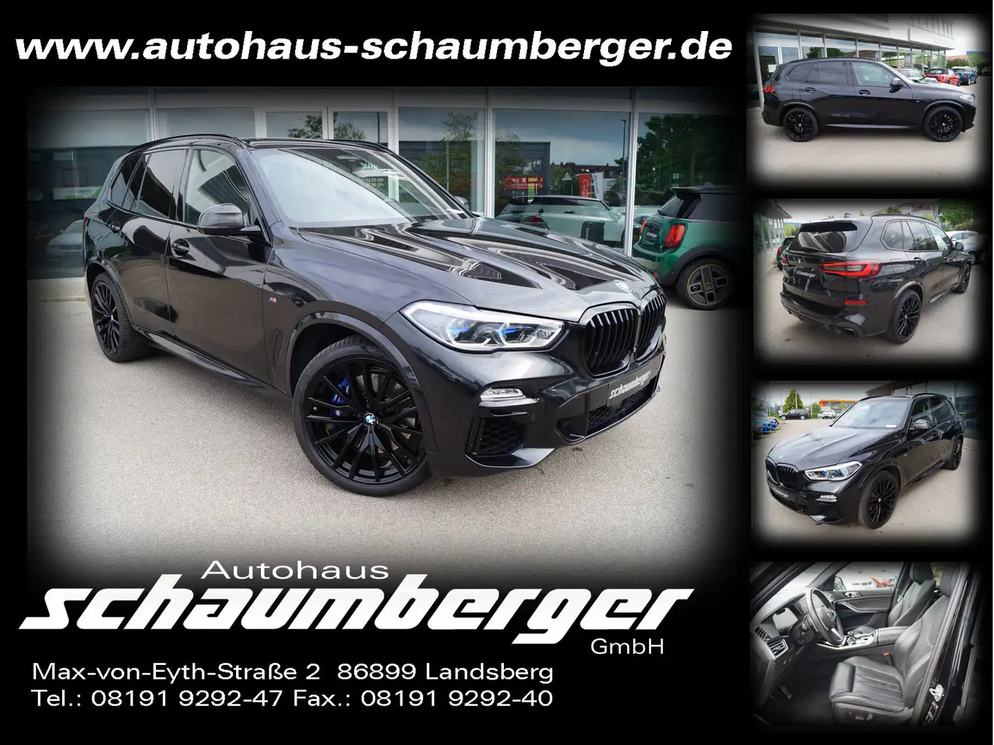 BMW X5 M X5 M50d Aut. *Navi*Panorama*HUD*Laser*Alu 22´* Noir - 1