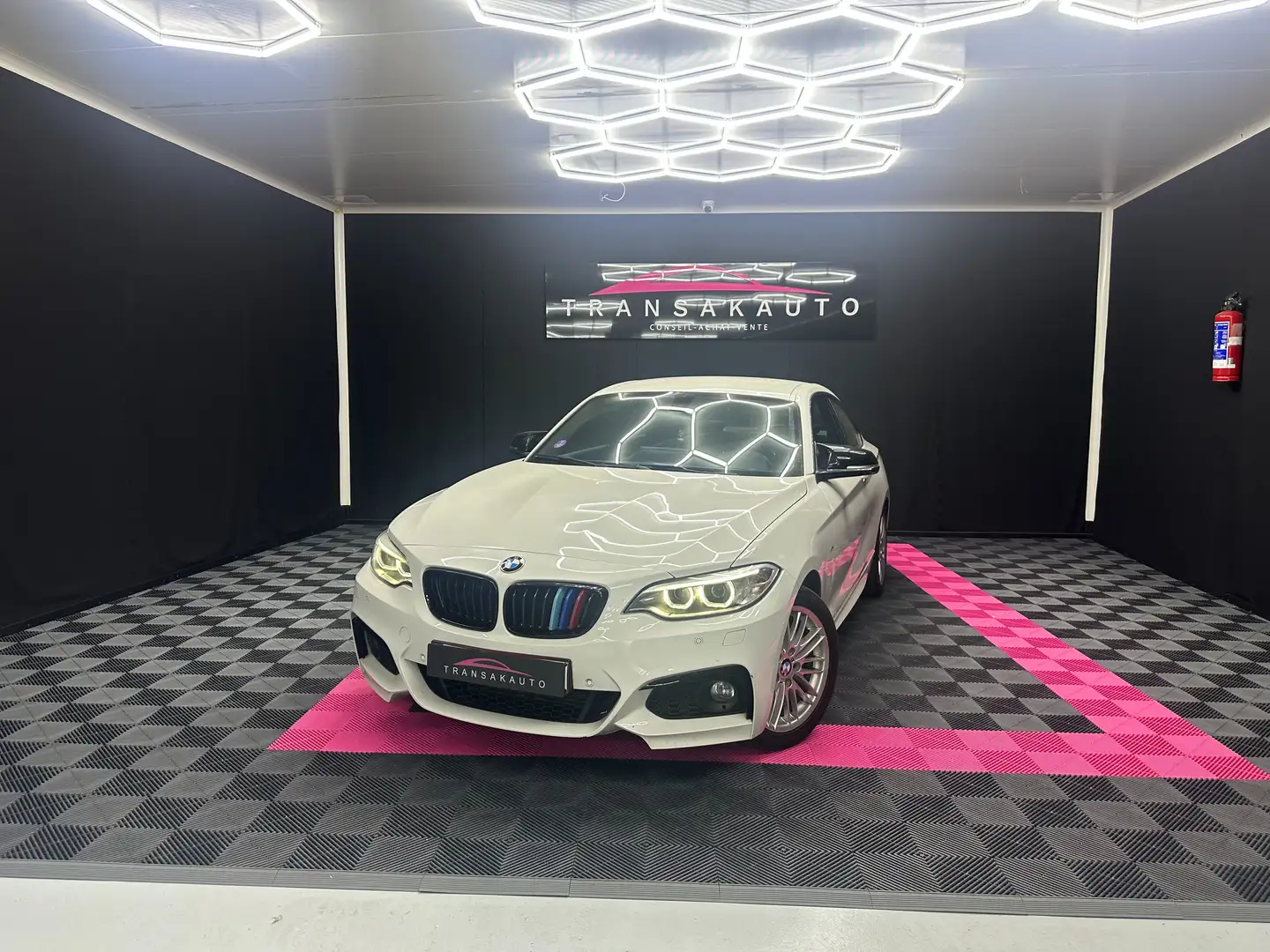 BMW 218 Coupé 218i Pack M GARANTIE 1 AN Wit - 1