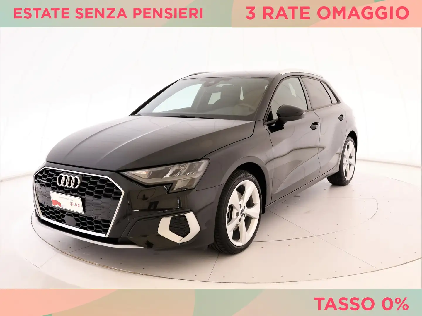 Audi A3 sportback 40 2.0 tdi business advanced quattro s-t Nero - 1