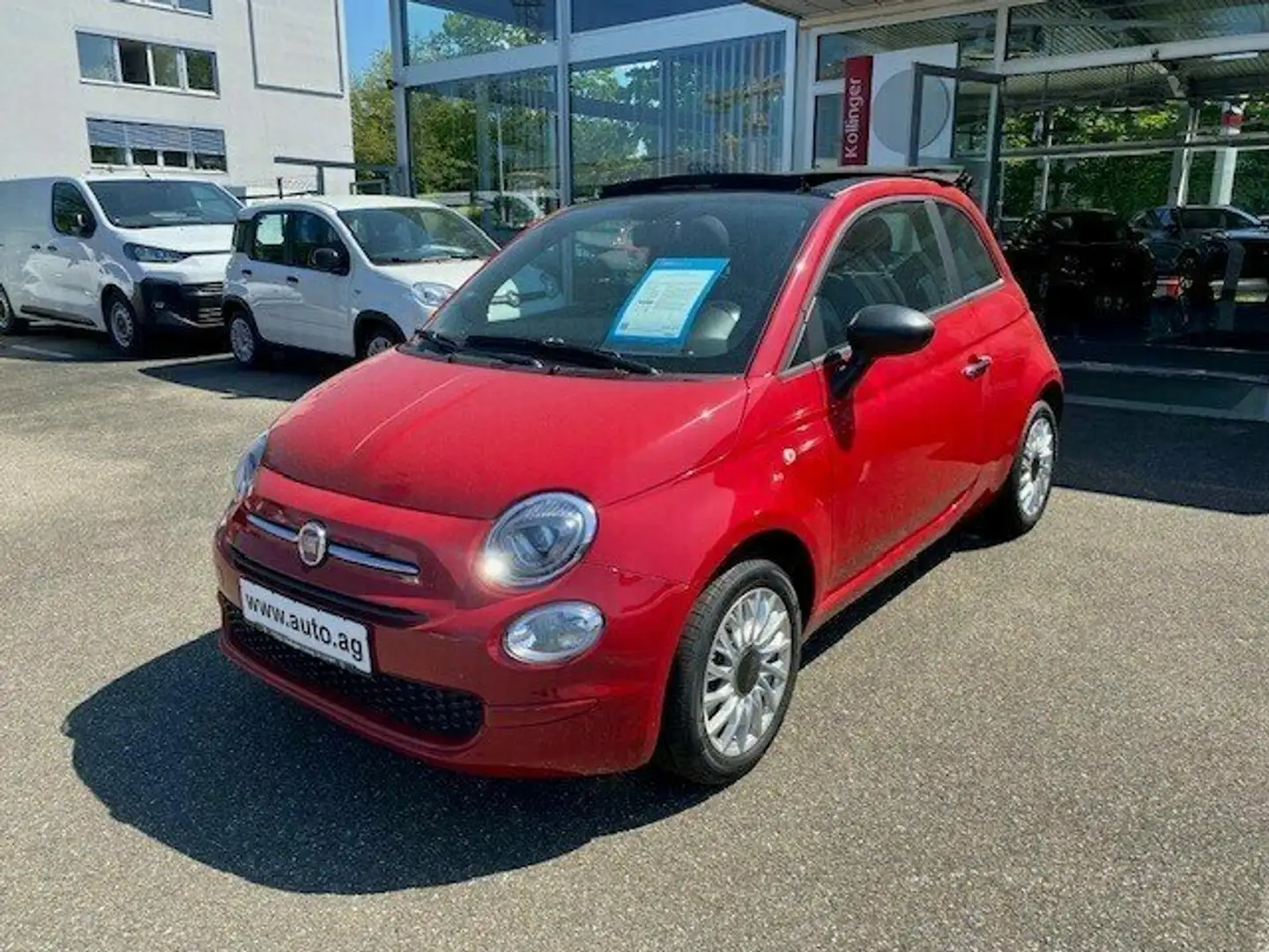 Fiat 500C 1.0 M-HYBRID CABRIOLET KOMFORT Rouge - 2