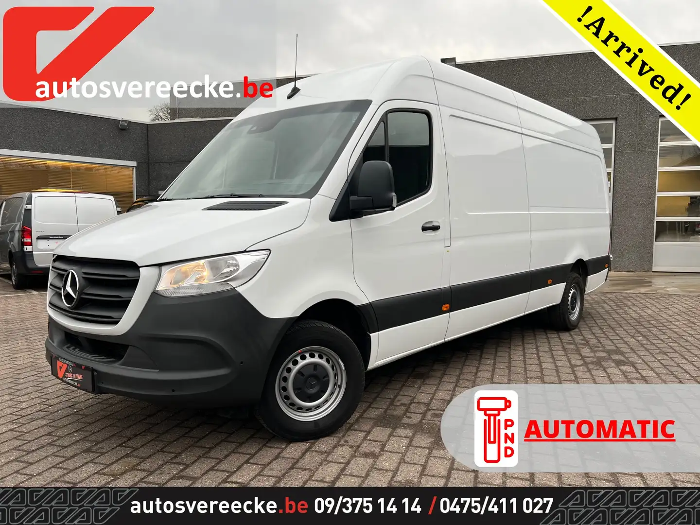 Mercedes-Benz Sprinter 317 L3H2 (37.500ex) 9G-TRONIC CAMERA PTS MBUX Wit - 1