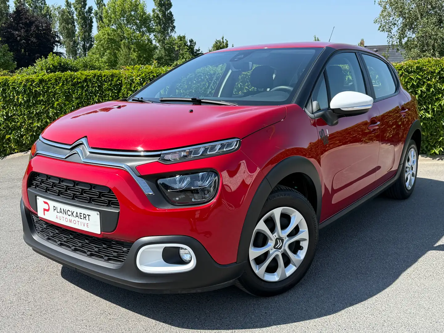 Citroen C3 1.2i Benzine You! *Bleutooth/Airco/cruise/pdc Rouge - 1