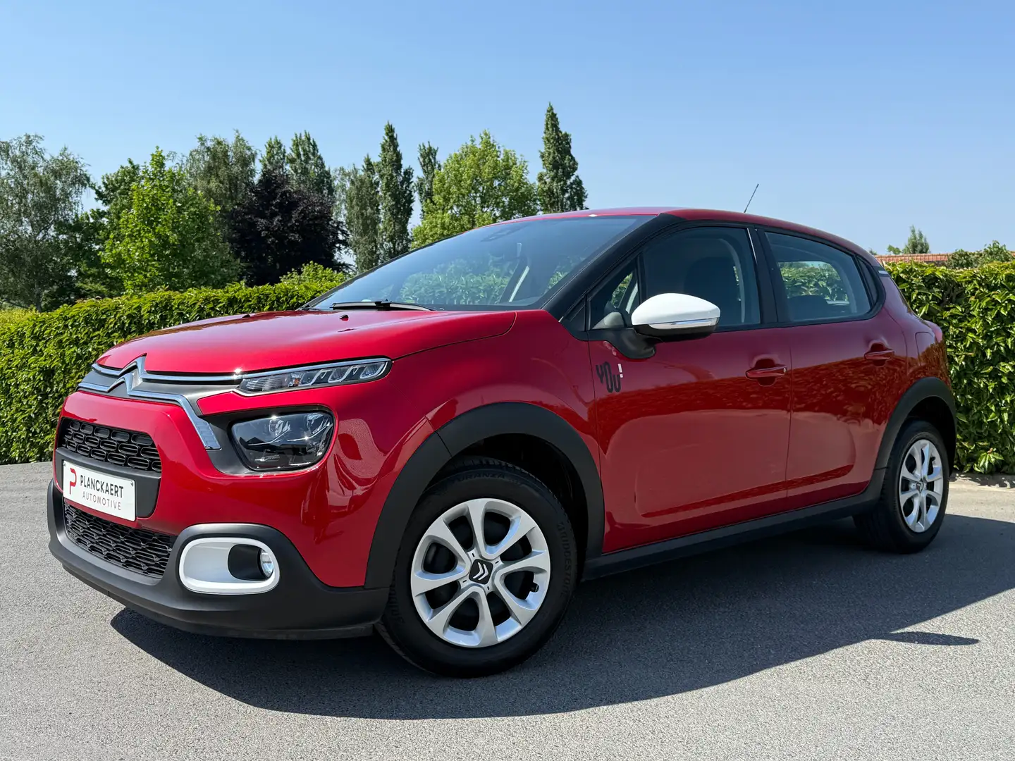 Citroen C3 1.2i Benzine You! *Bleutooth/Airco/cruise/pdc Rouge - 2