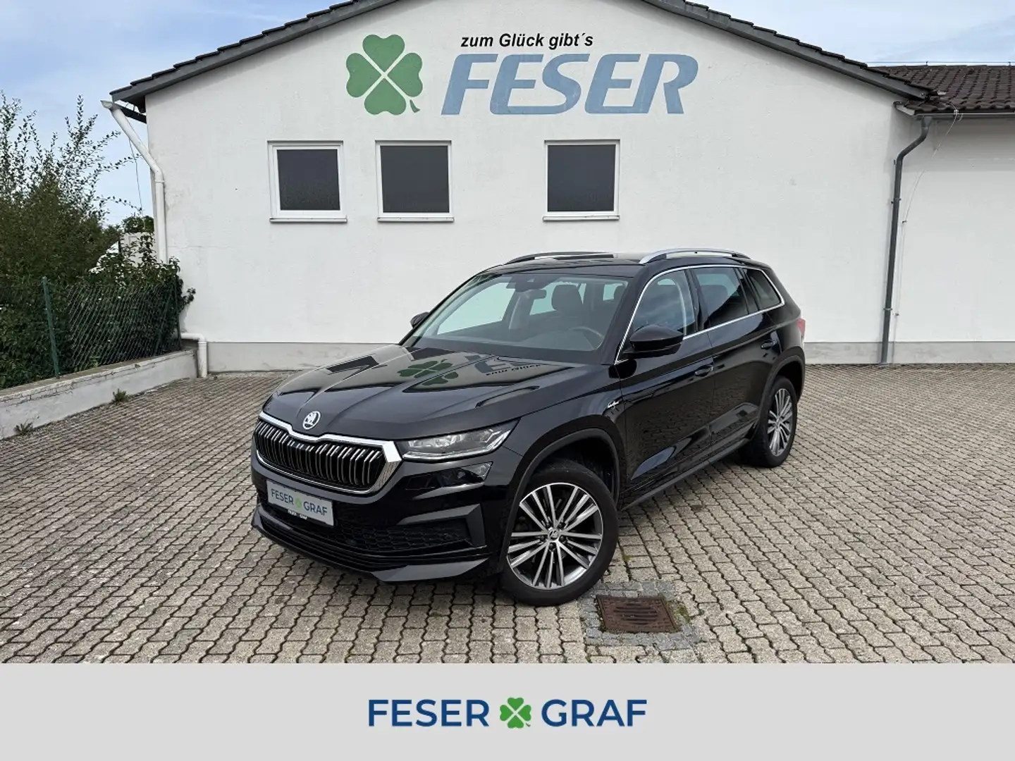 Skoda Kodiaq L&K 2.0 TDI 4x4 AHK ACC KAM eKLAP VIRTUAL Zwart - 1