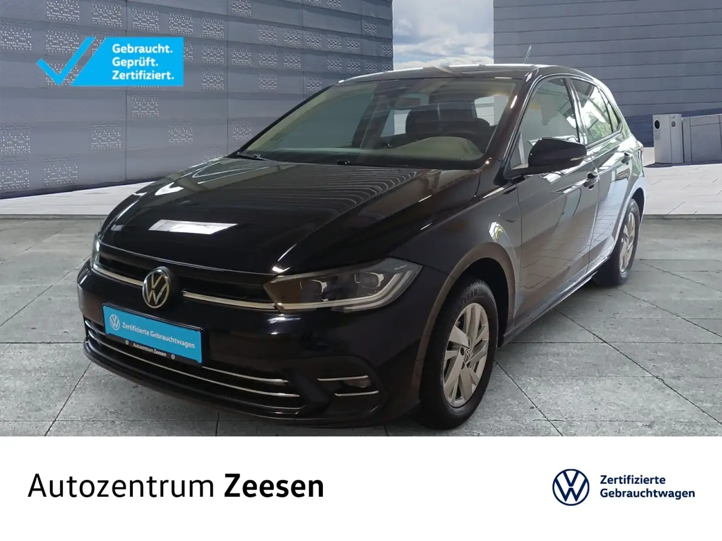 Volkswagen Polo 1.0 TSI Style DSG+USB+DAB+BAA+NSW+EPH+LWS+ Klima Schwarz - 1