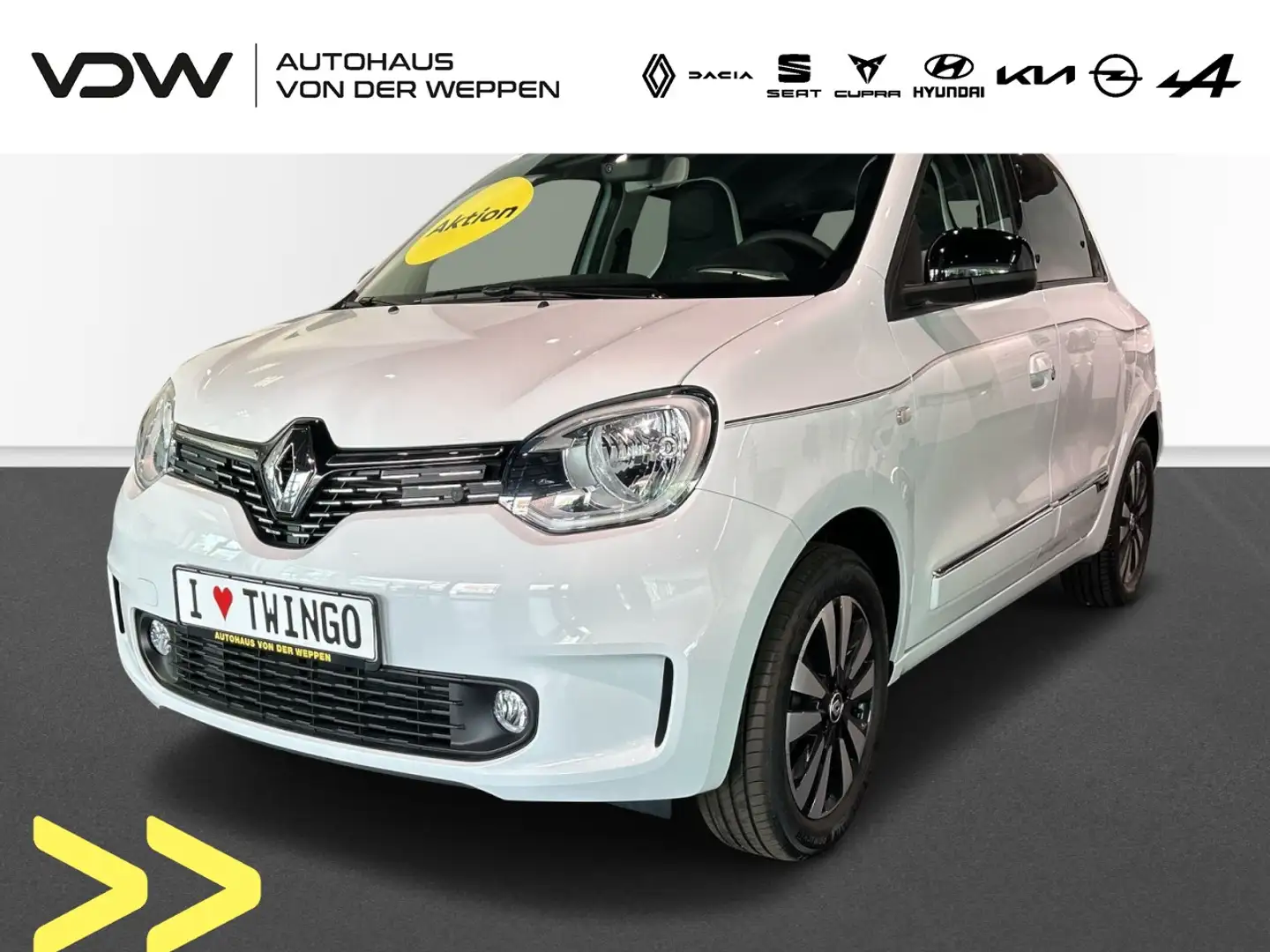 Renault Twingo Techno Electric Klima Navi Rückfahrkamera Weiß - 1