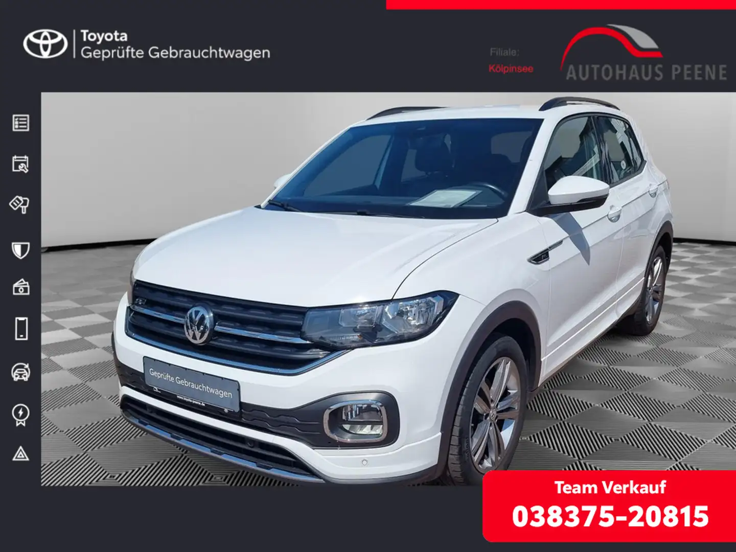 Volkswagen T-Cross 1.0 TSI Life Weiß - 1