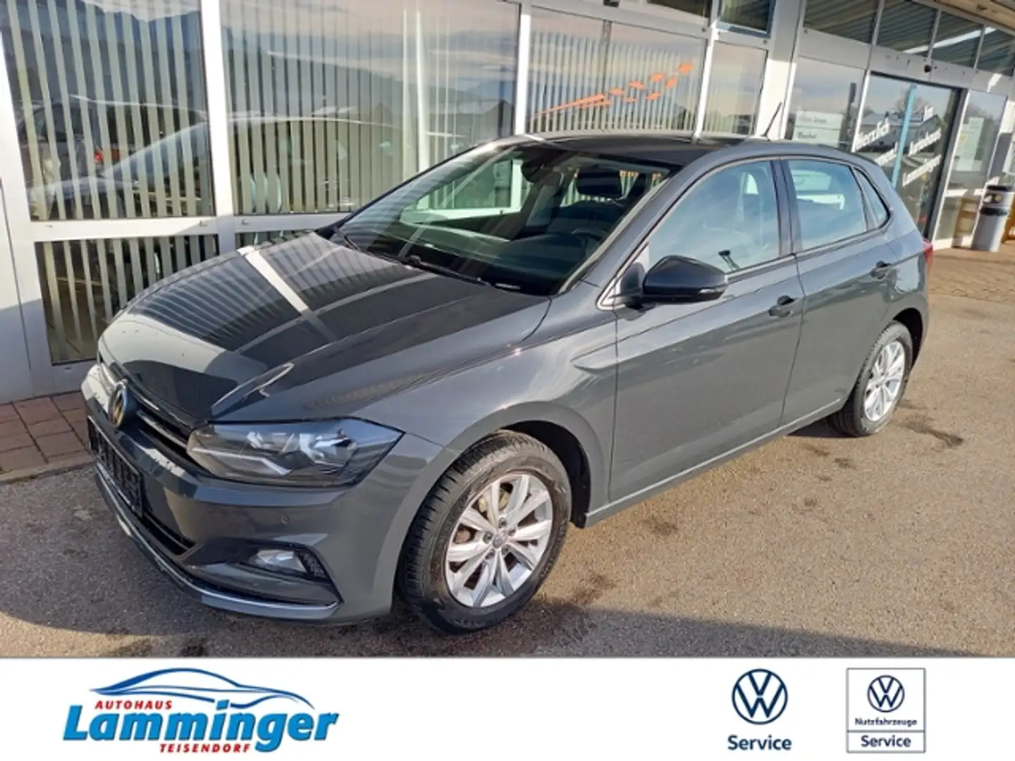 Volkswagen Polo VI Highline NAVI PDC SHZ CLIMATRONIC Gris - 1
