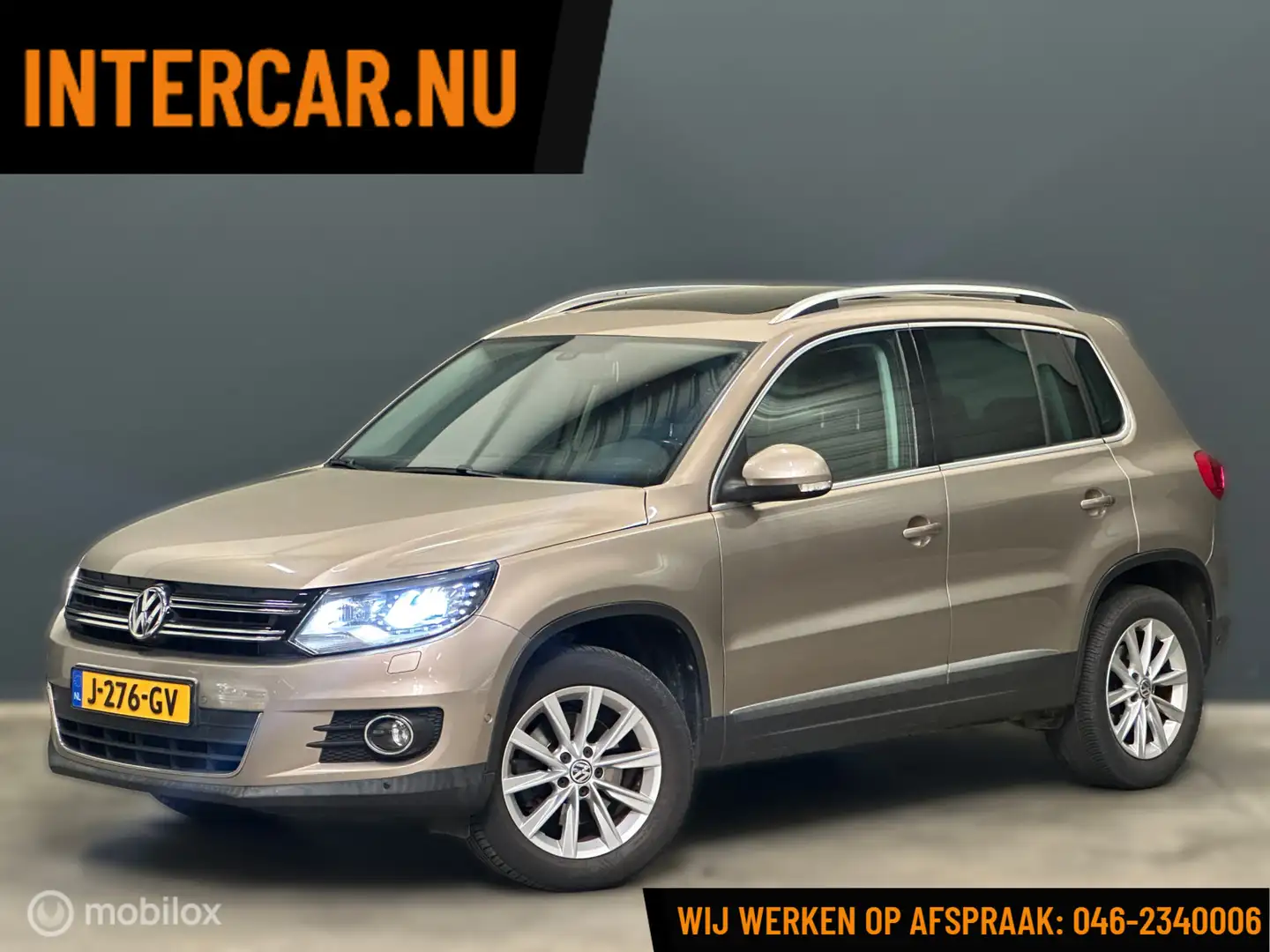 Volkswagen Tiguan 1.4 TSI Sport&Style Leder Navi Xenon Pano Beige - 2