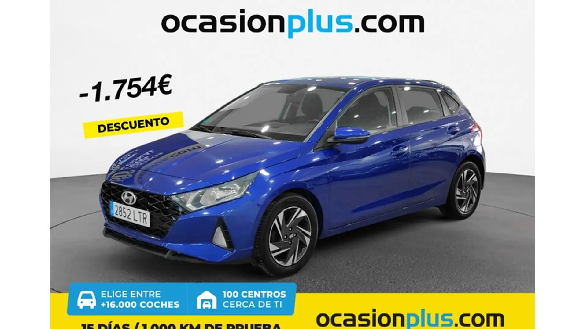 Hyundai i20 1.0 TGDI SLX 100 Bleu - 1