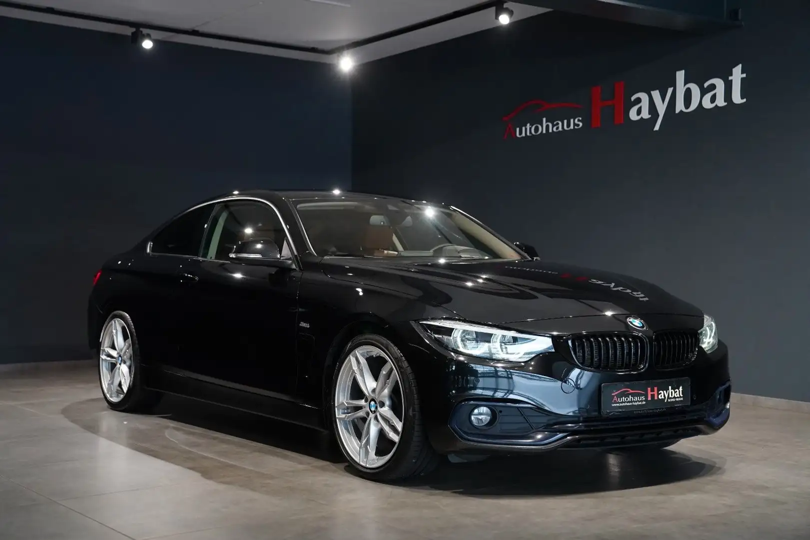 BMW 420 d Coupe Sport Line-Navi-Leder-LED-HiFi Negro - 1