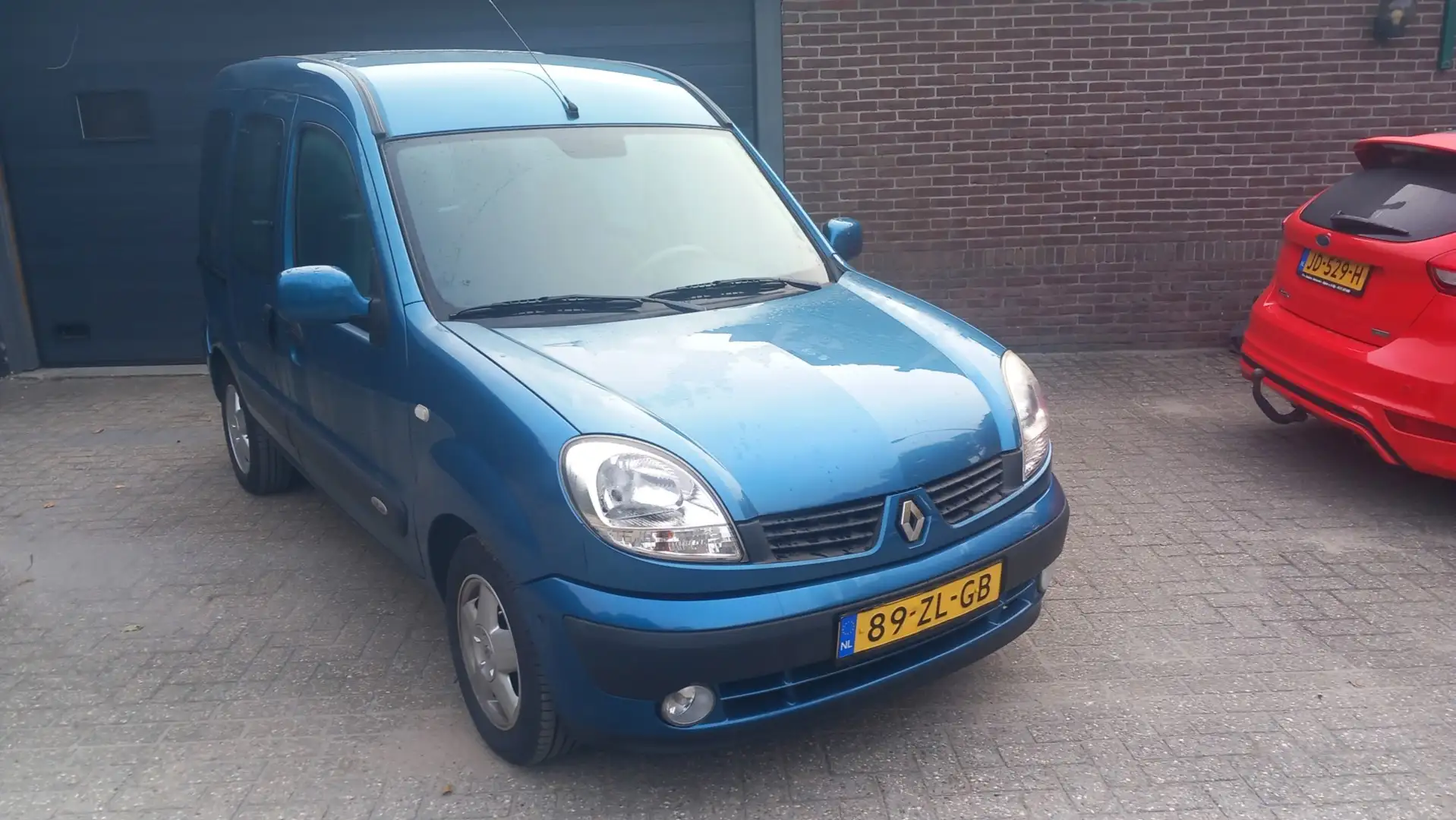 Renault Kangoo 1.6-16V Privilège.Rolstoelvervoer,Airco,Cruise con Blauw - 2