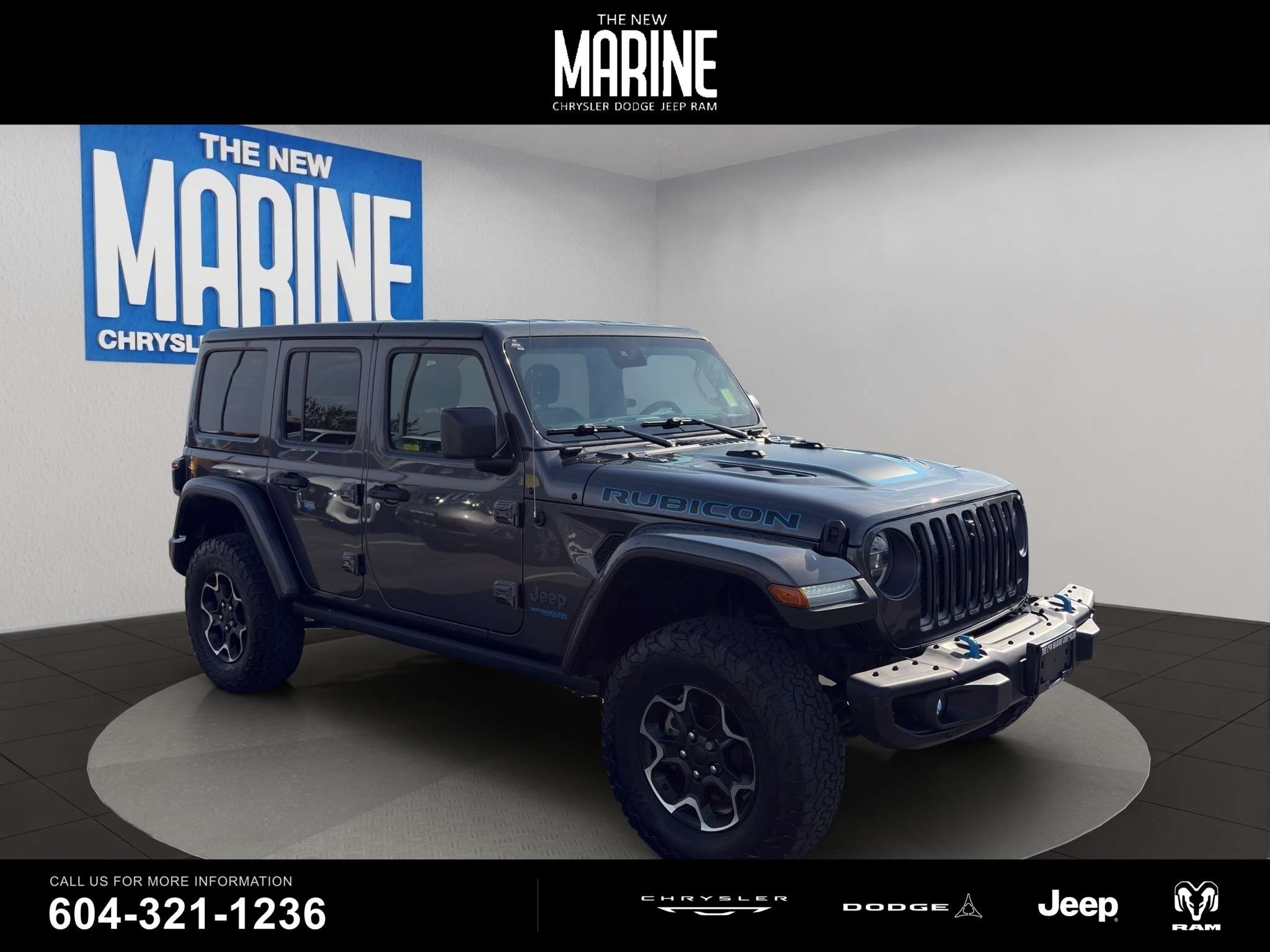 Gray 2021 Jeep Wrangler 4xe SUV / Crossover Four-Wheel Drive 8-Speed Automatic