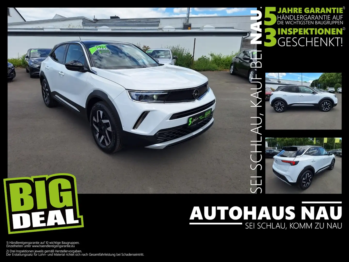 Opel Mokka 1.2 Turbo Elegance inkl. BigDeal Blanc - 1