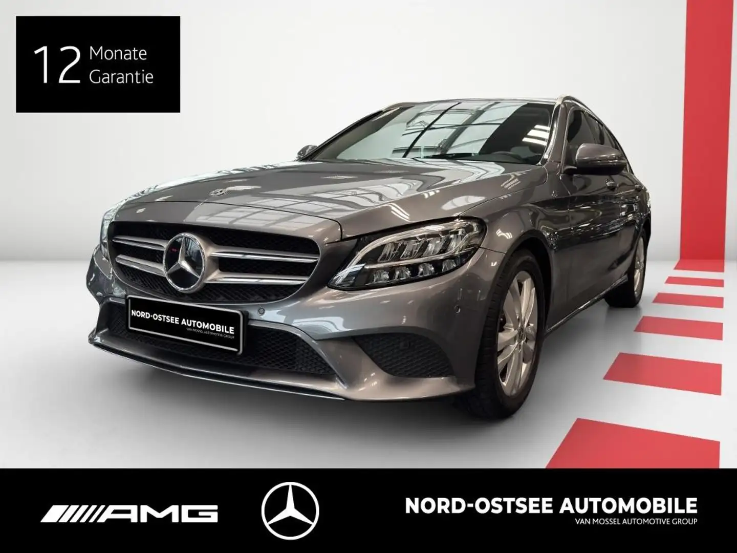 Mercedes-Benz C 200 T AVANTGARDE NAVI LED KAMERA TEMPOMAT SHZ Grigio - 1
