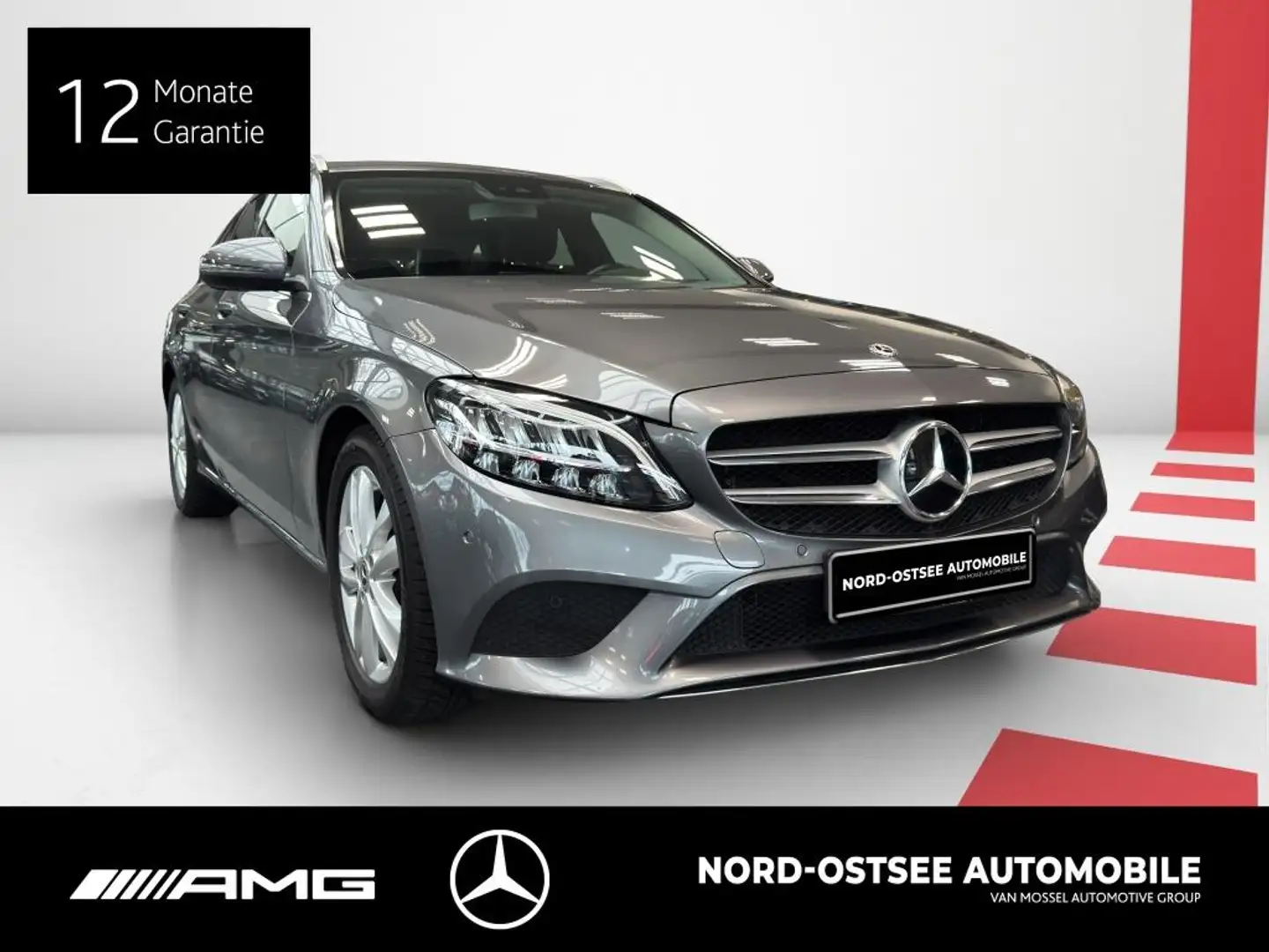 Mercedes-Benz C 200 T AVANTGARDE NAVI LED KAMERA TEMPOMAT SHZ Grijs - 2