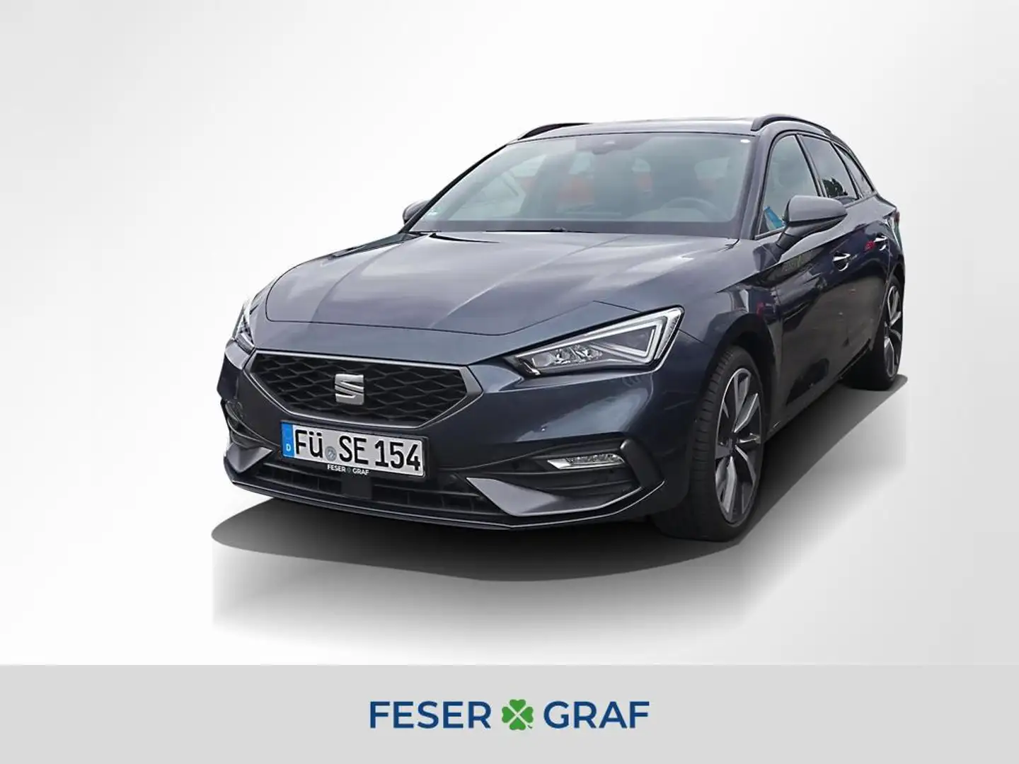 SEAT Leon Sportstourer FR 1.5 eTSI ACT 150 PS DSG Blau - 1