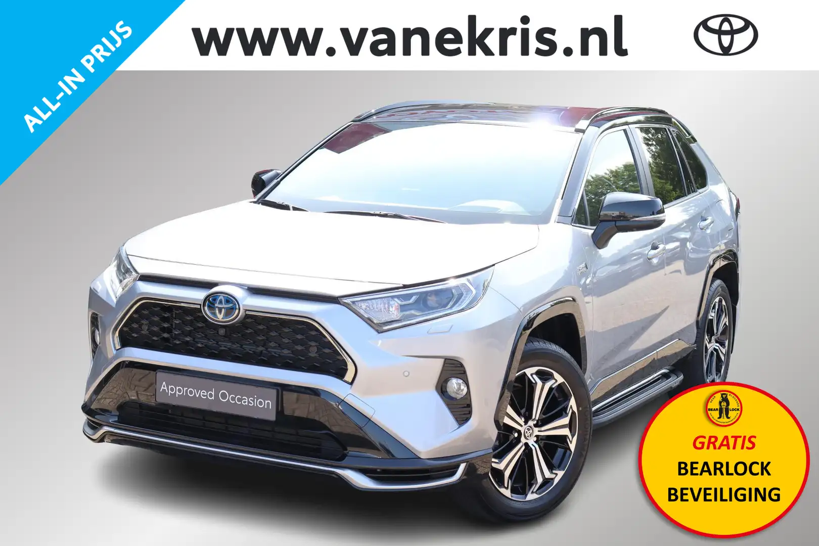 Toyota RAV 4 2.5 Plug-in Hybrid AWD Bi-Tone Plus, Trekhaak, Tre Argento - 1