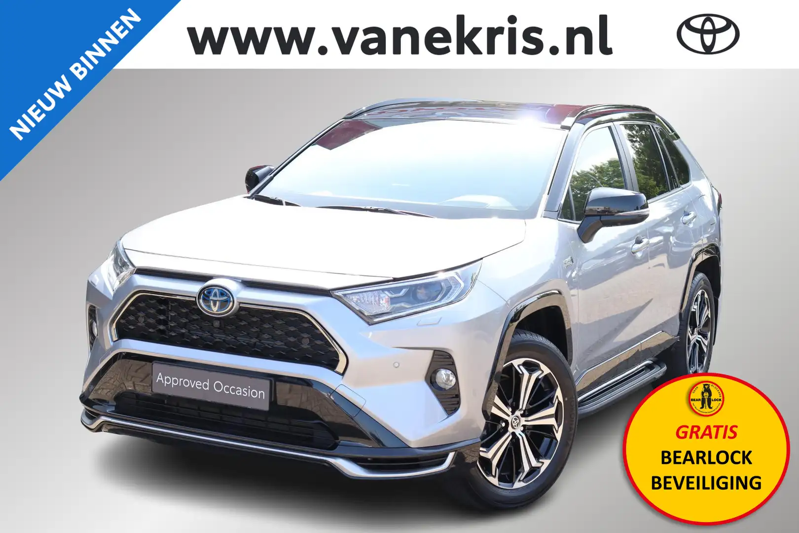 Toyota RAV 4 2.5 Plug-in Hybrid AWD Bi-Tone Plus, Trekhaak, Tre Zilver - 1
