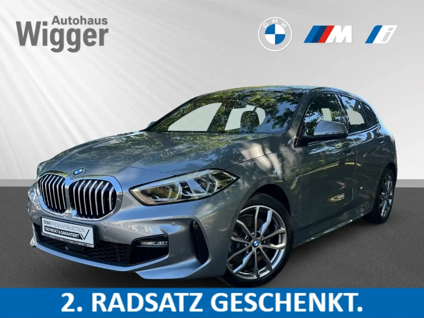 BMW 120 d M Sport xDrive/Navigation/Soundsystem/LED Grau - 1