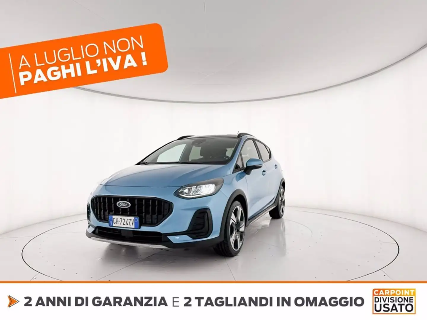 Ford Fiesta active 1.0 ecoboost h x 125cv Blu/Azzurro - 1