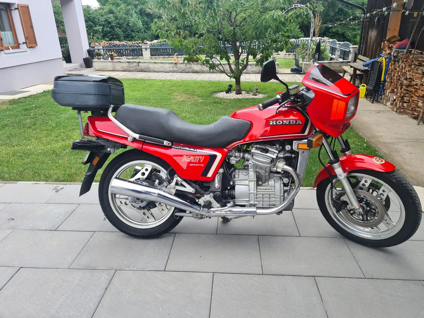 Honda CX 500 PC 06 Rojo - 2