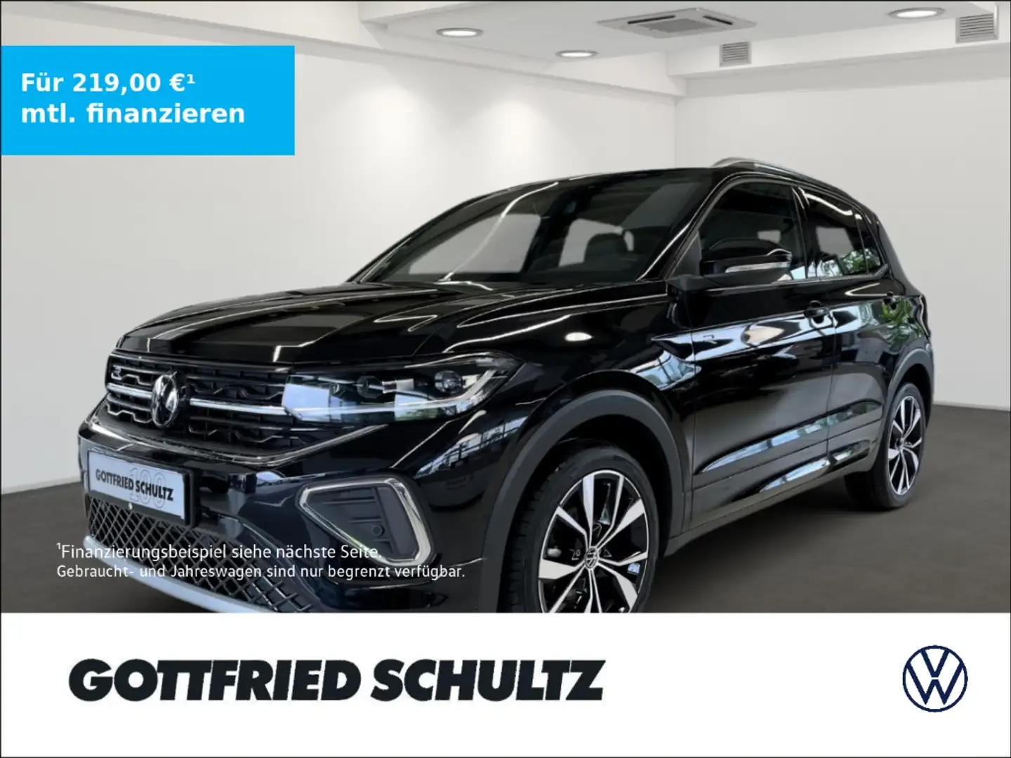 Volkswagen T-Cross l OPF (116PS) DSG 1.0 TSI 85 kW R-Line Schwarz - 1