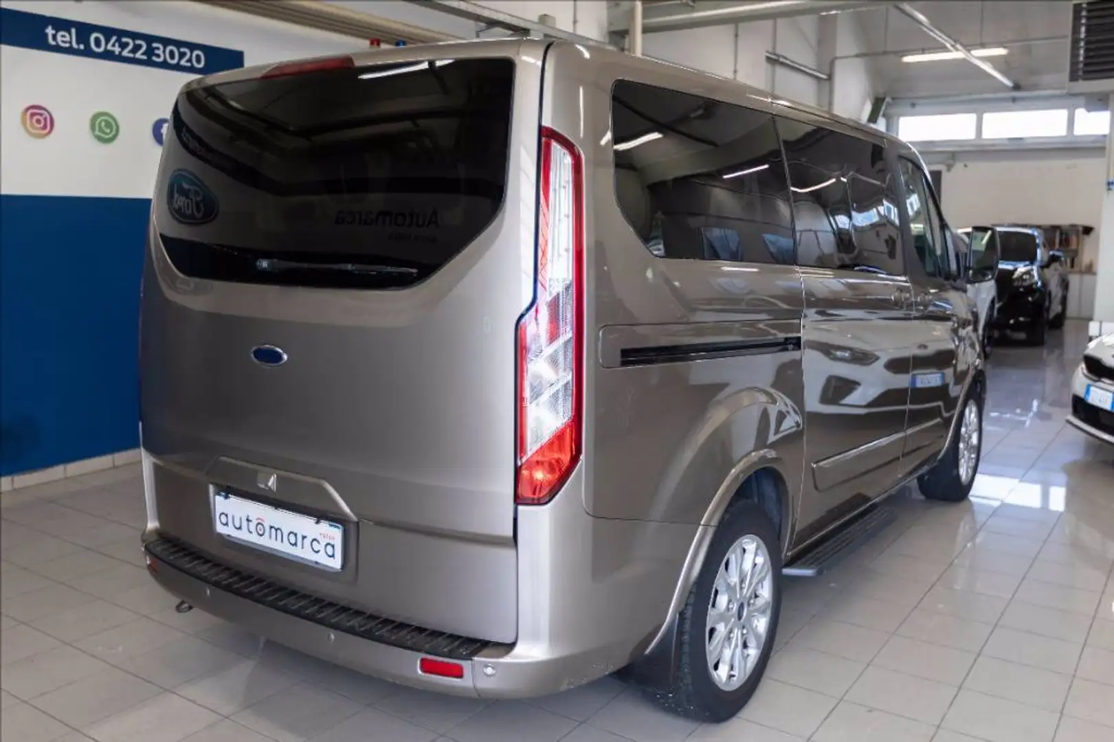 Ford Tourneo Custom 320 2.0 tdci MHEV 130cv Trend L1H1 E6.2 Marrone - 2