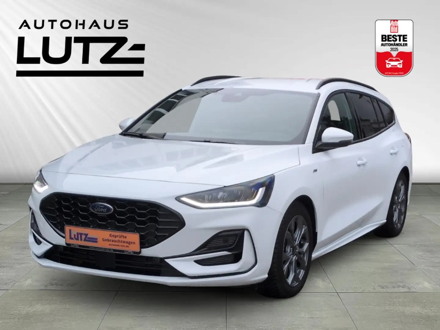 Ford Focus Turnier ST-Line ACC Nav ACC LED City StopWipa PDC Blanc - 1