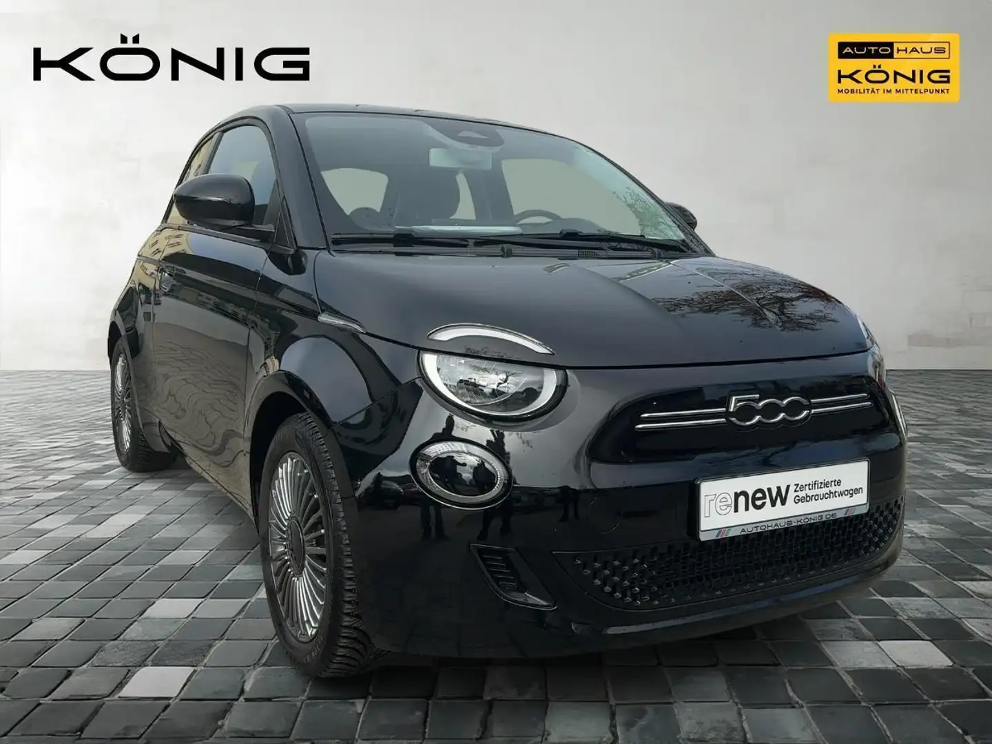 Fiat 500e Icon CCS Tempomat*Klimaautomatik*CarPlay Schwarz - 2