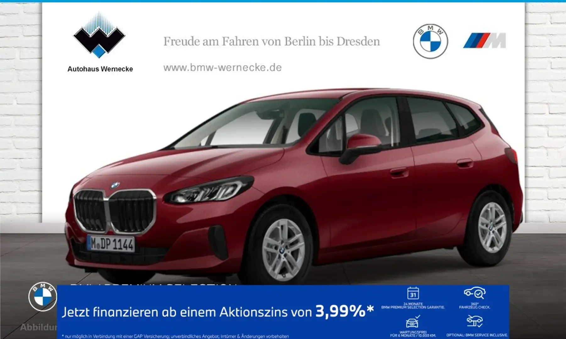BMW 218 i Active Tourer DAB Parkassistent Shz Rot - 1