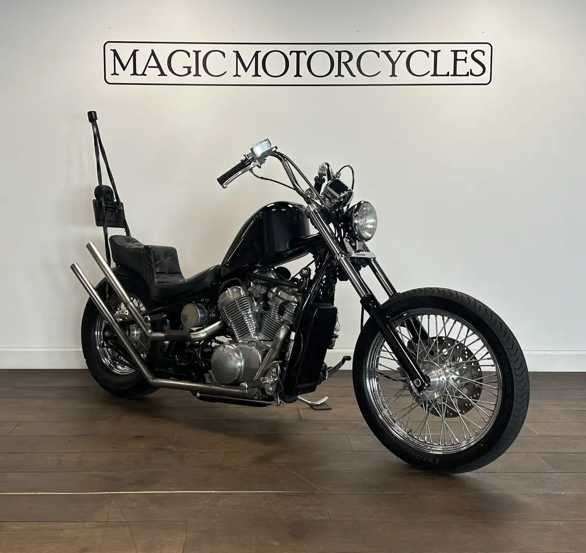 Honda VT 600 HONDA SHADOW VT600 CUSTOM CHOPPER A2 BOBBER Zwart - 1
