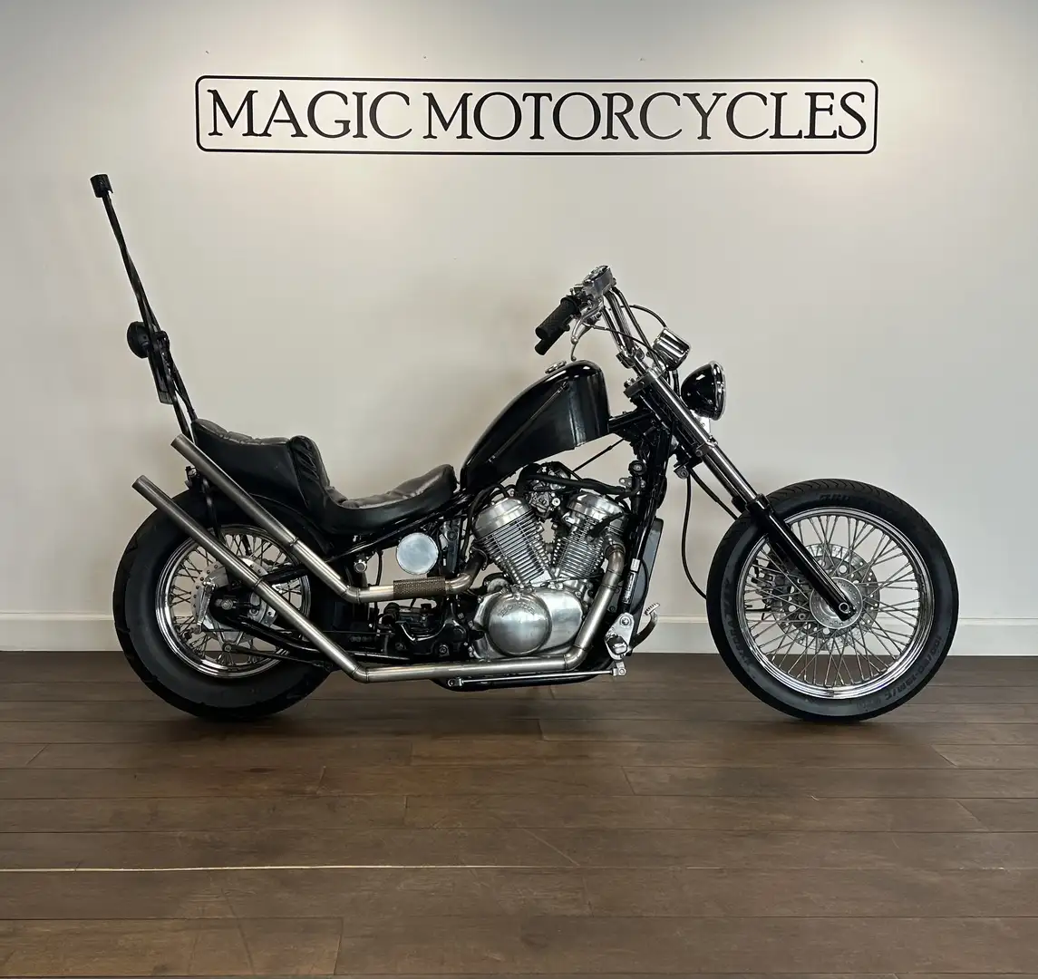 Honda VT 600 HONDA SHADOW VT600 CUSTOM CHOPPER A2 BOBBER Zwart - 2