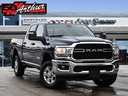 Blue 2024 RAM 2500 Big Horn Crew Cab 4WD Pickup Truck Four-Wheel Drive Automatic