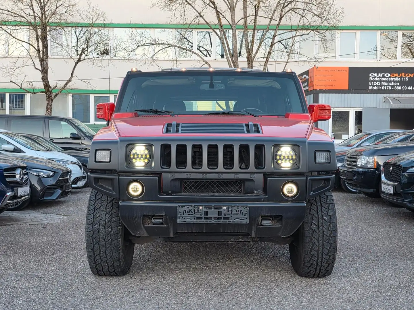 HUMMER H2 6.2 V8 Luxury |Kamera |Leder |DVD Červená - 2