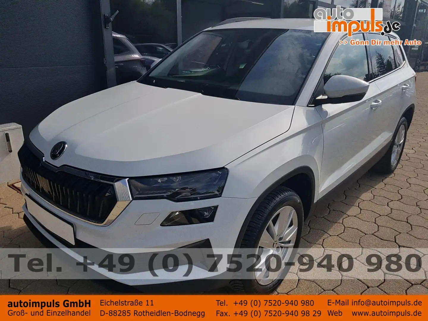 Skoda Karoq Selection 1,5TSI DSG 110KW/150PS Navi Columbus,... Wit - 1