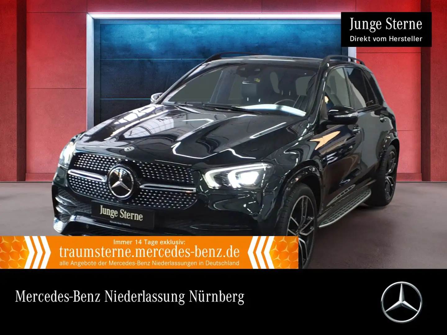 Mercedes-Benz GLE 580 4M AMG+NIGHT+PANO+360+LED+FAHRASS+STHZG+9G Grün - 1