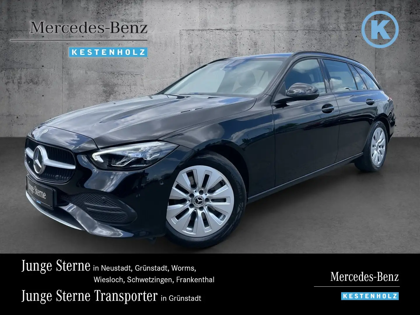 Mercedes-Benz C 200 C 200 d T EASYP+KAM+SITZHZ+TEMPO+SPUR/BREMS+LED Schwarz - 1