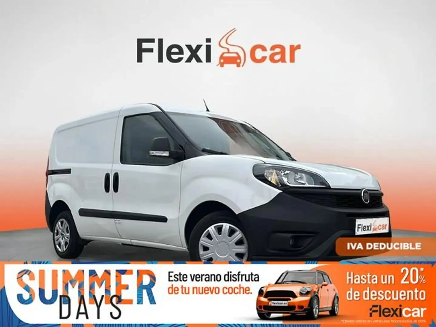 Fiat Doblo Panorama Easy 1.6 Multijet 105cv E5+ Blanc - 1