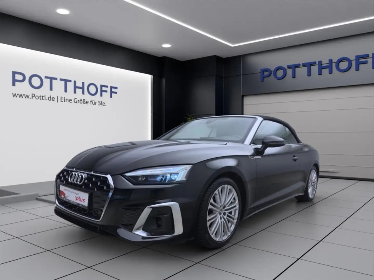 Audi A5 Cabrio 40 TFSI S LINE LM19 NAVI KAMERA LEDER Schwarz - 1