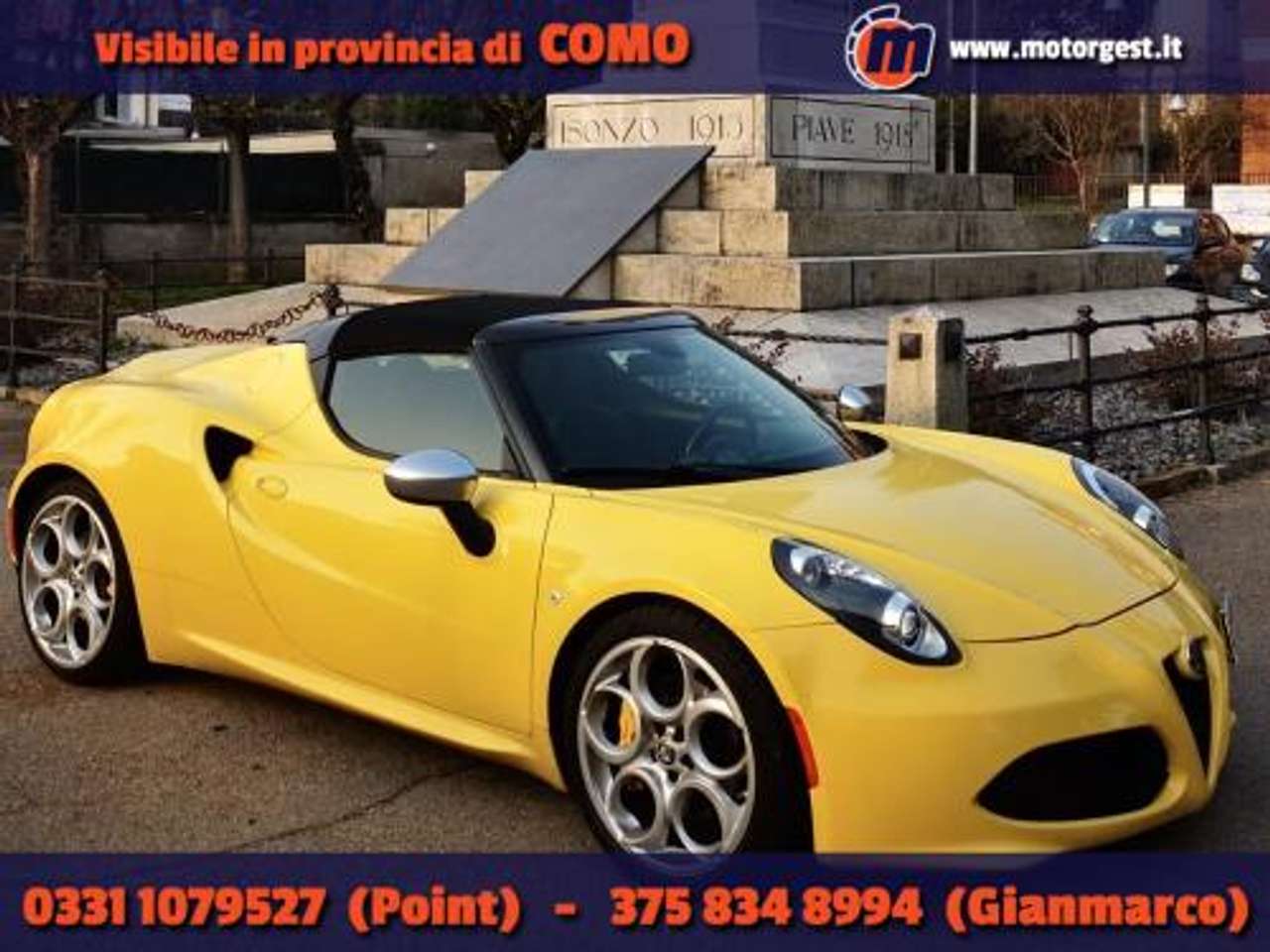 Alfa Romeo 4C Spider 1750 tbi 240cv tct