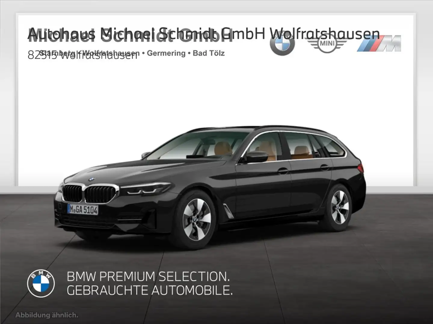 BMW 520 d Panorama*Live Cockpit Prof*Dachreling*Komfortzug Schwarz - 1
