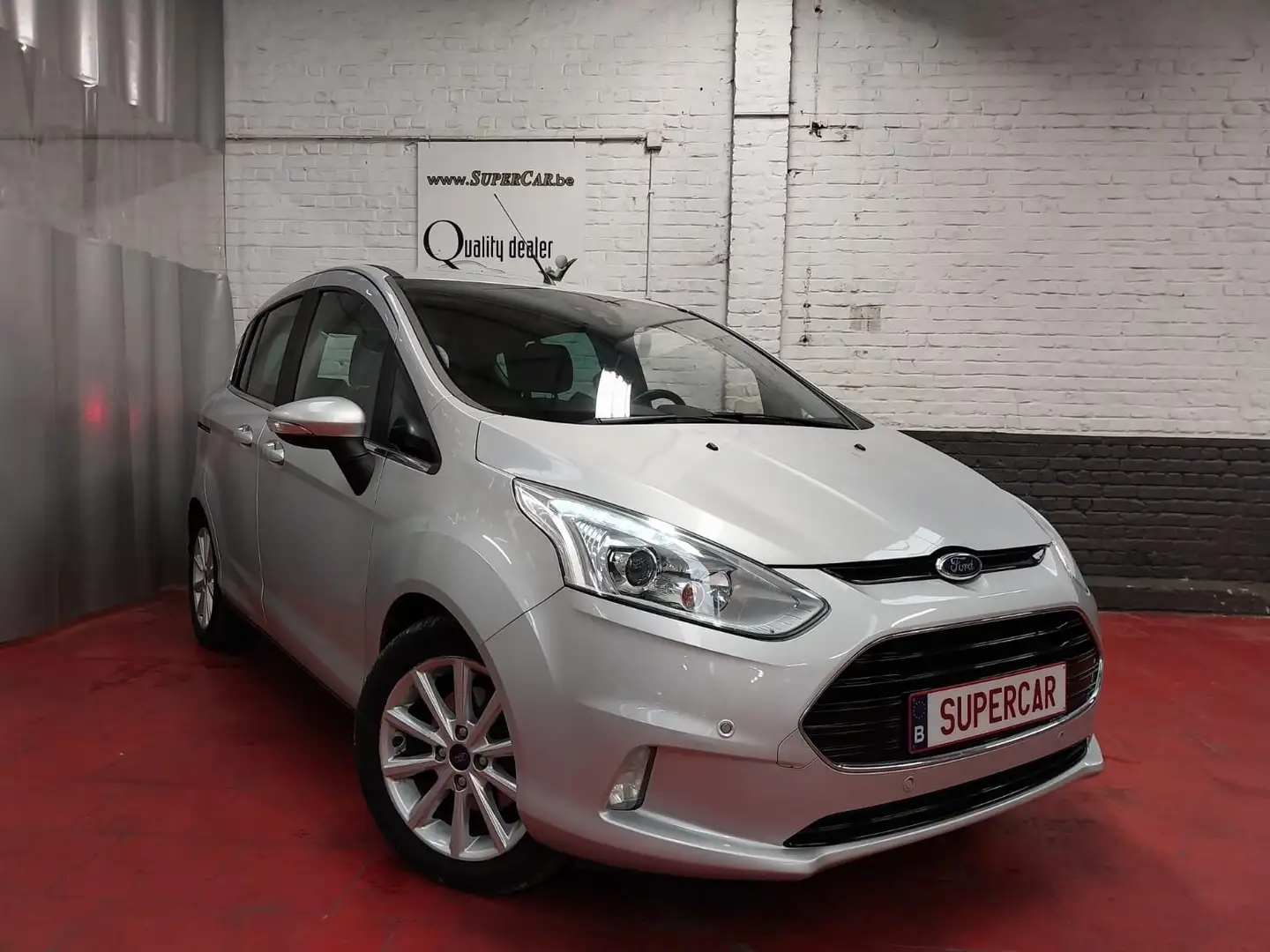 Ford B-Max 1.0 EcoBoost Titanium S * Capt AV/AR *190 x 48 M* Grijs - 1