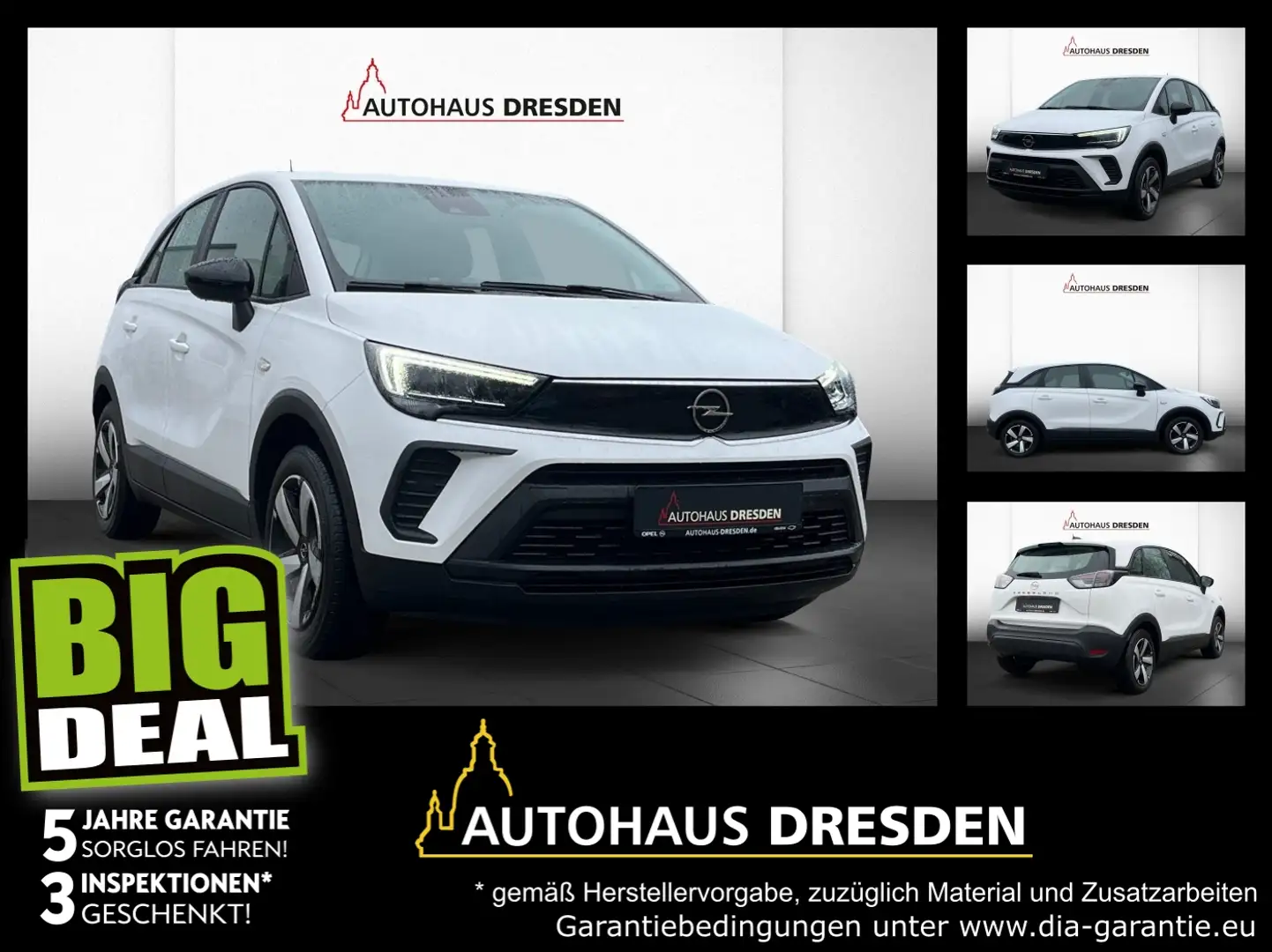 Opel Crossland 1.2 Edition SpurH Blanc - 1