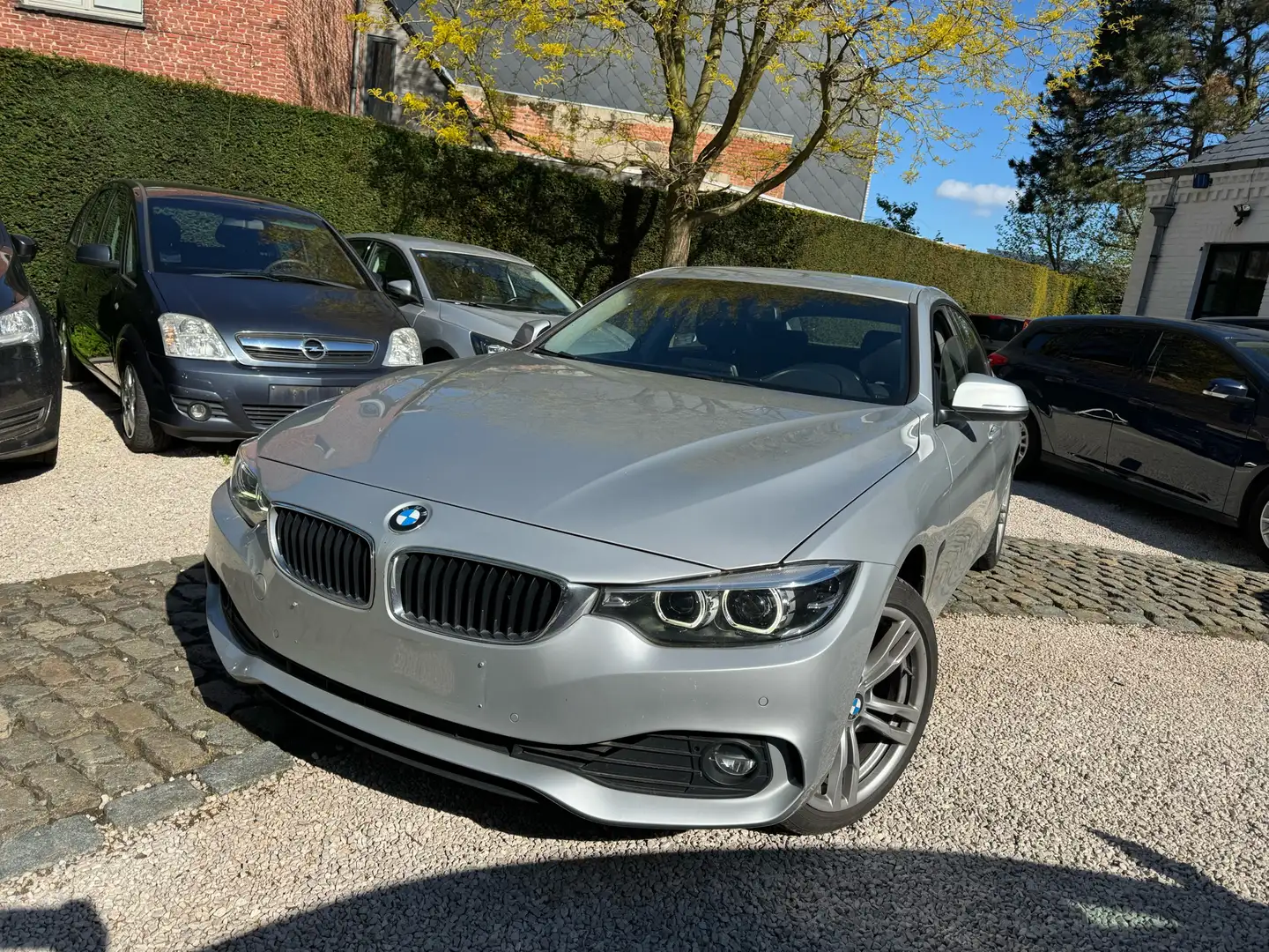 BMW 420 Grancoupé - 2018 - 72500km - Automaat - GARANTIE! srebrna - 2