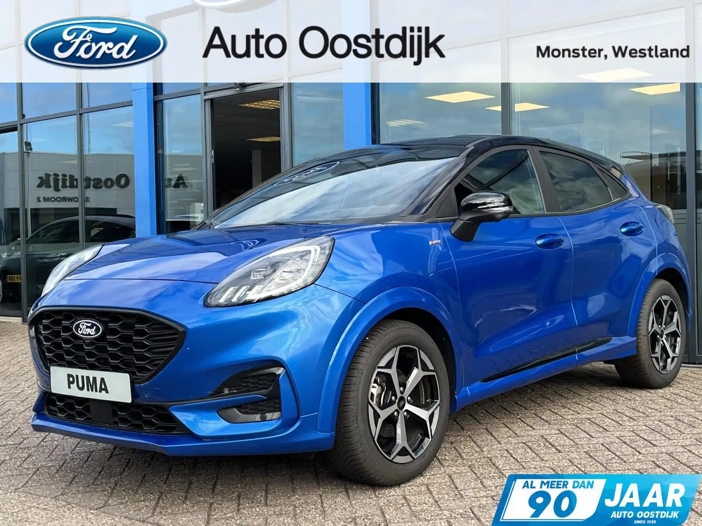 Ford Puma 1.0 EcoBoost Hybrid ST-Line 125PK NIEUW MODEL!!! W Blauw - 1