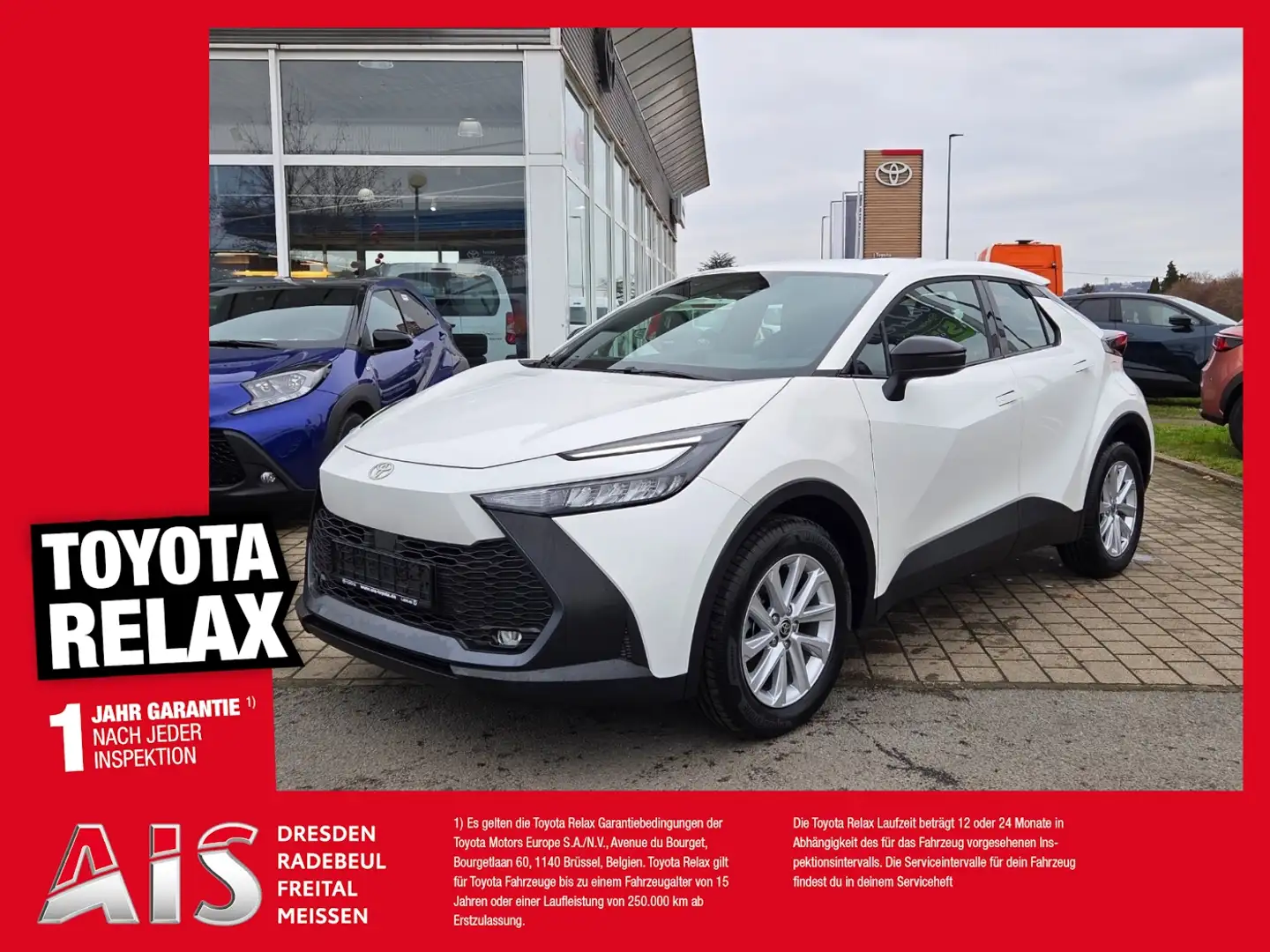 Toyota C-HR 2.0 FWD Flow LED+Navi+SHZ Kamera Bianco - 1