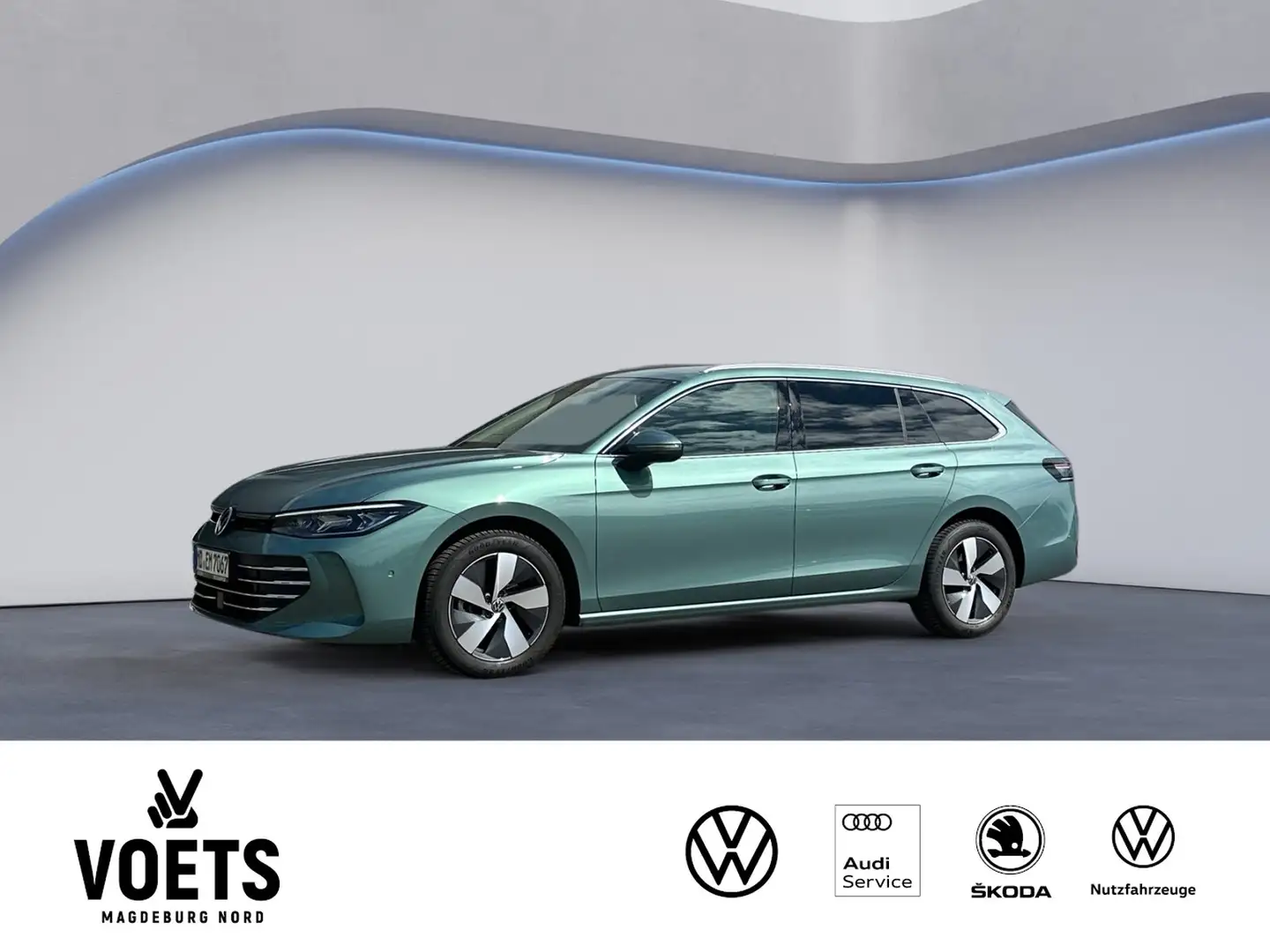 Volkswagen Passat Variant 2.0TDI BUSINESS LED+Navi+AHK Blau - 1
