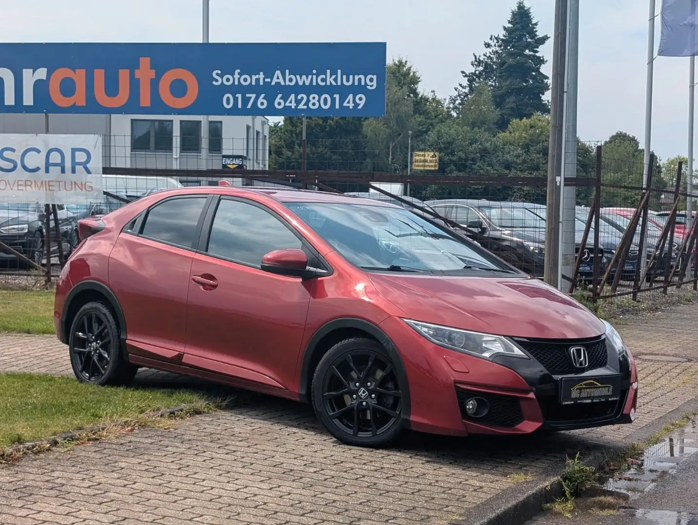 Honda Civic Lim. 5-trg. 1.4 Sport*KAMERA*TEMPOMAT*USB Красный - 2